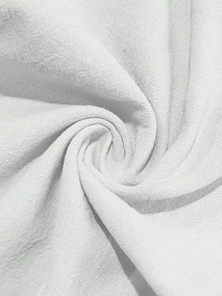 MATHIS | LEKKIE SPODNIE Z LNU Z SZNURKIEM