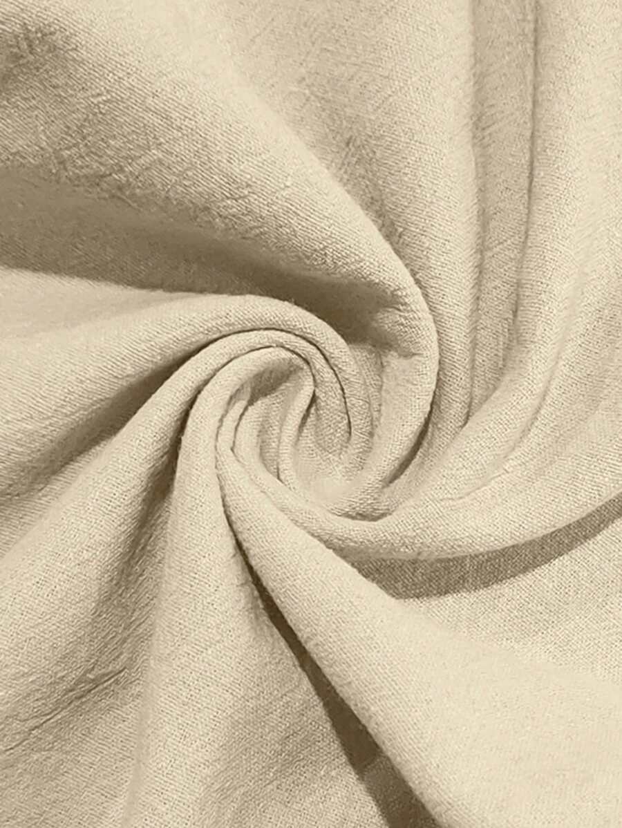 MATHIS | LEKKIE SPODNIE Z LNU Z SZNURKIEM