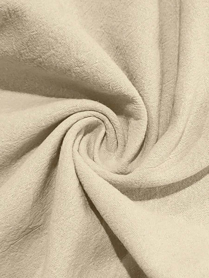 MATHIS | LEKKIE SPODNIE Z LNU Z SZNURKIEM