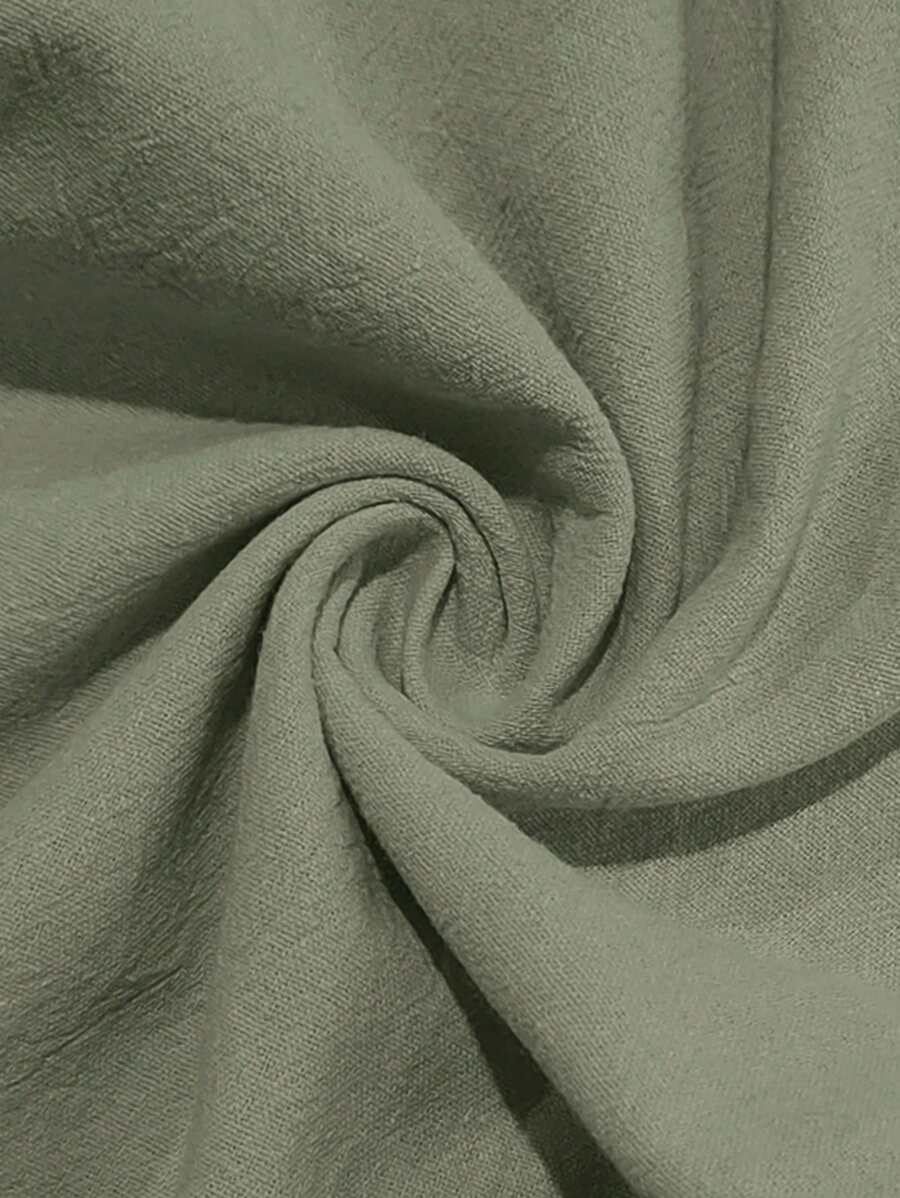 MATHIS | LEKKIE SPODNIE Z LNU Z SZNURKIEM