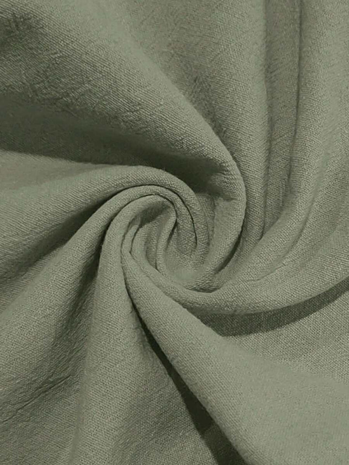 MATHIS | LEKKIE SPODNIE Z LNU Z SZNURKIEM