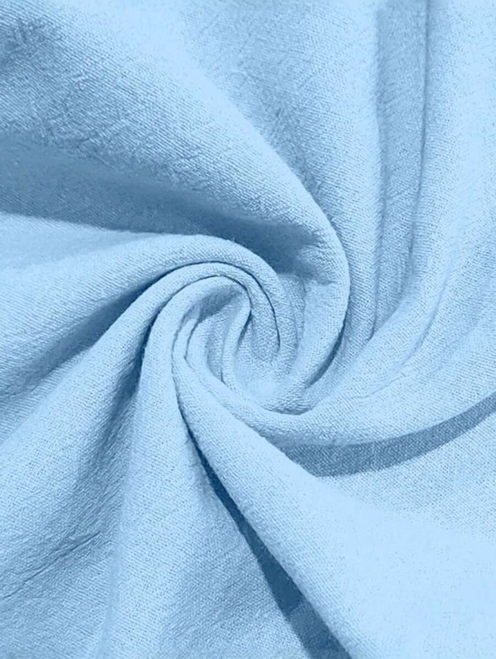 MATHIS | LEKKIE SPODNIE Z LNU Z SZNURKIEM