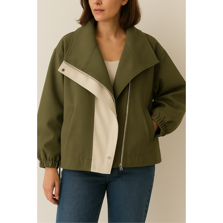 Clemence | Modna kurtka wiatrówka z kapturem