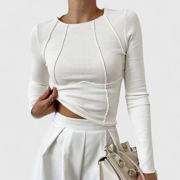 Demi | Wygodna bluzka z długim rękawem